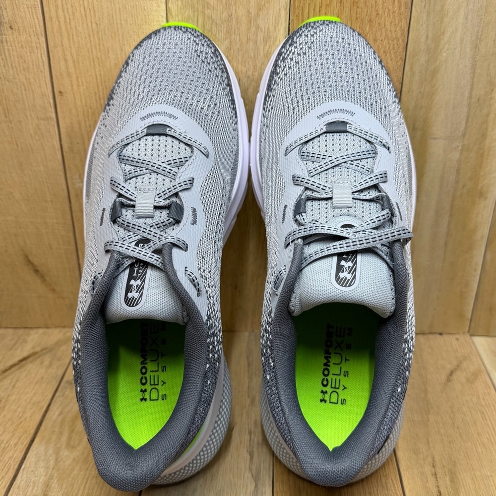 Under Armour HOVR Turbulence 2 Men’s Running Shoes Size 9 Gray/Green - Picture 6 of 15